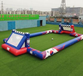 T11-926KR Terrain de football gonflable à thème Corée du Sud