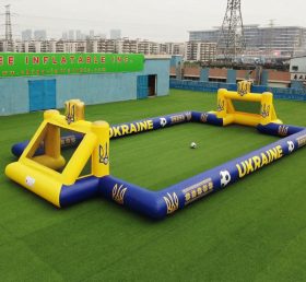 T11-926UA Terrain de football gonflable à thème Ukraine