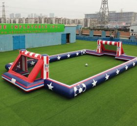 T11-926US Terrain de football gonflable à thème États-Unis