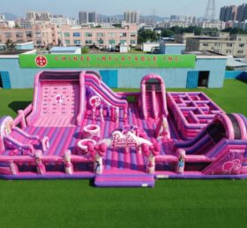 GF3-1428 Aire de jeux gonflable à thème Barbie