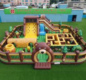 GF3-1430 Aire de jeux gonflable à thème d’ours