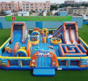 GF3-1432 Aire de Jeux Gonflable Thème Blippi Wonders