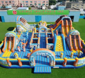 GF3-1433 Aire de jeux gonflable à thème Bluey