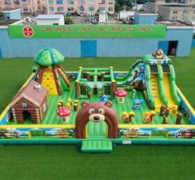 GF3-1436 Aire de jeux gonflable à thème Boonie Bears