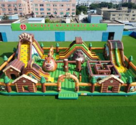GF3-1437 Aire de jeux gonflable à thème Les Oursons Boonie