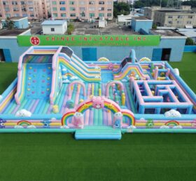 GF3-1441 Aire de jeux gonflable à thème Care Bears