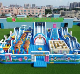 GF3-1449 Aire de jeux gonflable à thème Doraemon