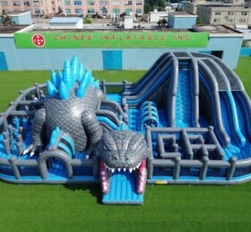 GF3-1463 Aire de jeux gonflable sur le thème de Godzilla