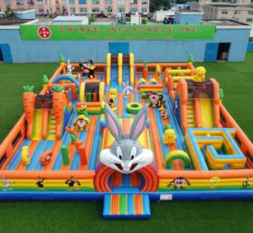 GF3-1474 Aire de jeux gonflable à thème Looney Tunes