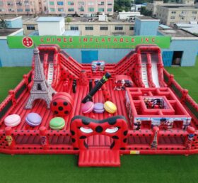 GF3-1482 Aire de jeux gonflable à thème Miraculous Ladybug