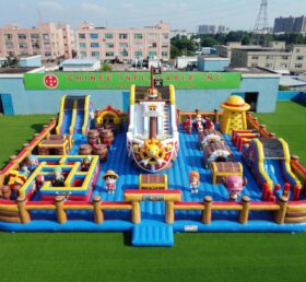 GF3-1491 Aire de jeux gonflable à thème One Piece