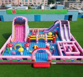 GF3-1494 Aire de jeux gonflable à thème Peppa Pig