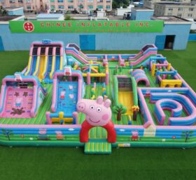 GF3-1495 Aire de jeux gonflable thème Peppa Pig