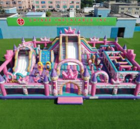 GF3-1503 Aire de jeux gonflable à thème fêtes de princesses