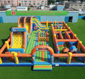 GF3-1505 Aire de jeux gonflable thème Rusty Rivets
