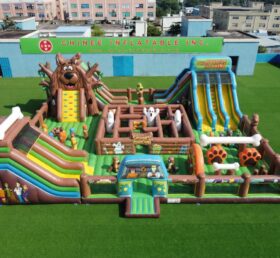 GF3-1506 Aire de jeux gonflable à thème Scooby-Doo