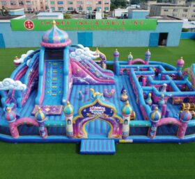 GF3-1509 Aire de jeux gonflable à thème Shimmer & Shine