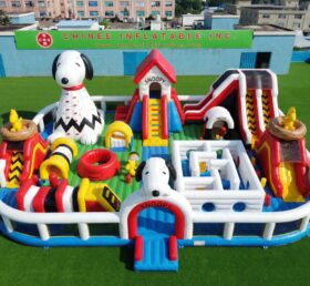 GF3-1510 Aire de jeux gonflable à thème Snoopy