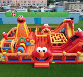 GF3-1523 Aire de jeux gonflable sur le thème Tickle Me Elmo