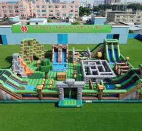 GF3-1544 Parc Gonflable à Thème Minecraft