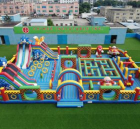 GF3-1554 Parc Gonflable Thème Sonic