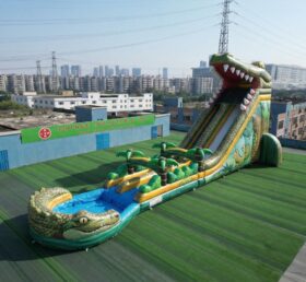 GS2-121 Toboggan Aquatique Géant à Thème Crocodile