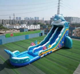 GS2-125 Toboggan Aquatique Géant à Thème Dauphin