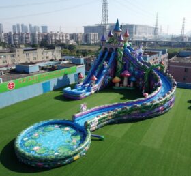 GS2-133 Toboggan Aquatique Géant à Thème Conte de Fées