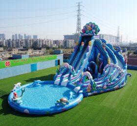 GS2-155 Toboggan Aquatique Géant à Thème Sirène