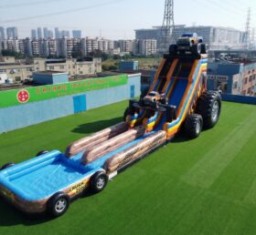 GS2-158 Toboggan Aquatique Géant à Thème Camion Monstre