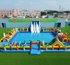 Pool3-846 Parc aquatique gonflable
