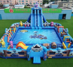 Pool3-873 Parc aquatique gonflable à thème Fortnite