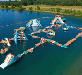 S596 Parc aquatique gonflable Île aquatique