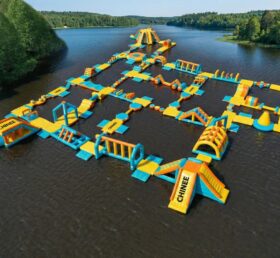 S599 Parc aquatique gonflable Île aquatique