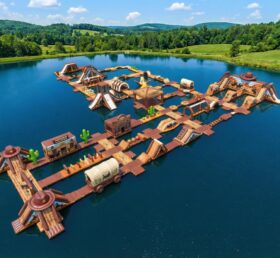 S620 Parc Aquatique Gonflable Thème Far West