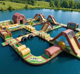 S633 Parc Aquatique Gonflable à Thème Ferme