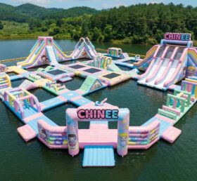 S646 Parc Aquatique Gonflable Thème Pop Mart