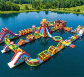 S655 Parc Aquatique Gonflable Thème Super Mario