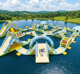 S659 Parc aquatique gonflable thème Timmy Time