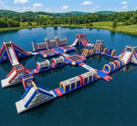 S672 Parc Aquatique Gonflable Thème Royaume du Château