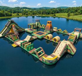S677 Parc Aquatique Gonflable à Thème Dinosaur