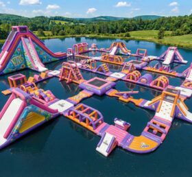 S681 Parc Aquatique Gonflable Thème Dora