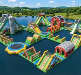S683 Parc Aquatique Gonflable à Thème Ferme