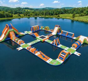 S692 Parc aquatique gonflable à thème Looney Tunes