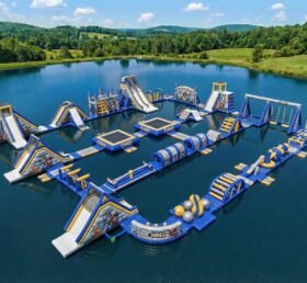 S696 Parc aquatique gonflable à thème Nella Knight