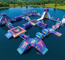 S704 Parc Aquatique Gonflable Thème Shimmer & Shine