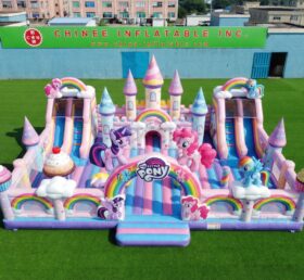 T2-7137 Château gonflable à thème My Little Pony