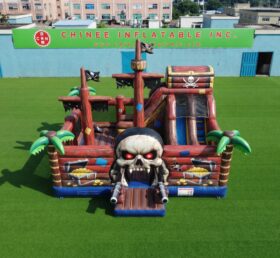 T2-7145 Château gonflable thème pirates