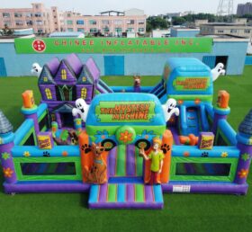 T2-7154 Château Gonflable à Thème Scooby-Doo
