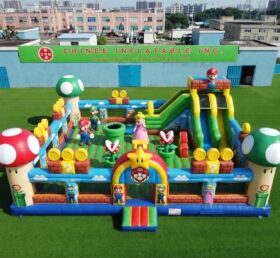 T2-7161 Château gonflable à thème Super Mario